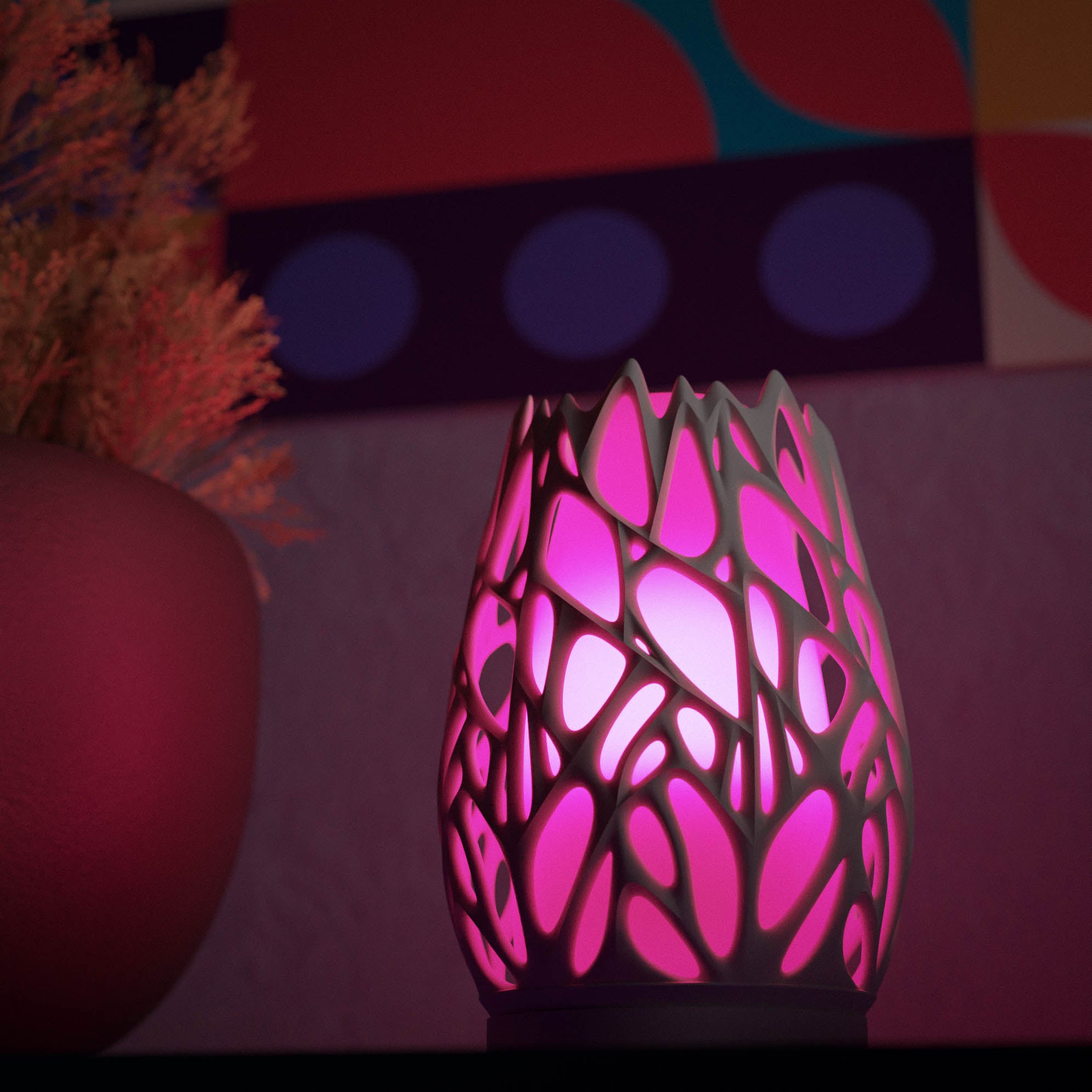 3d Printed Dragon Lamp