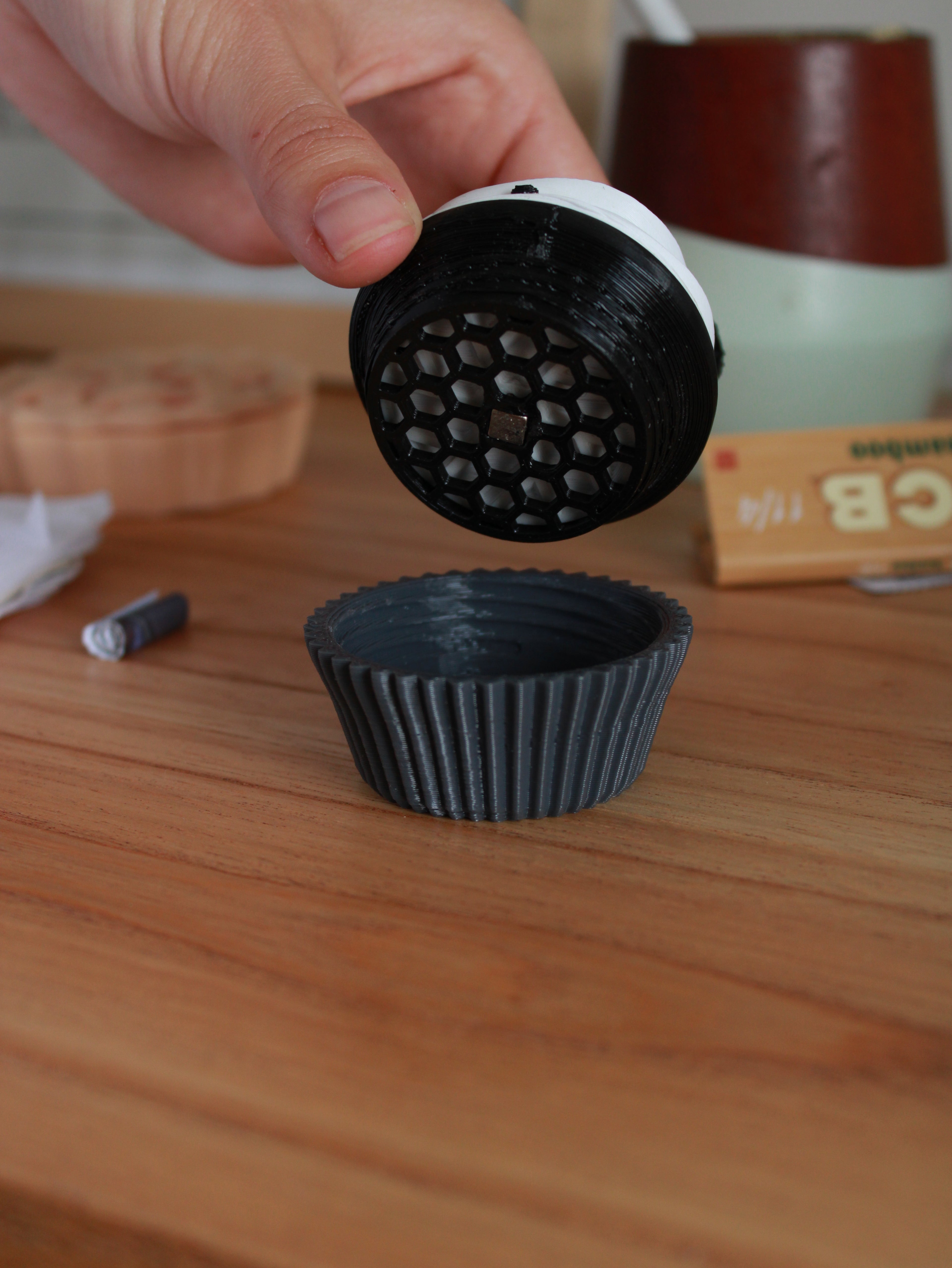 3D Printed Cookies and Cream Cupcake Grinder