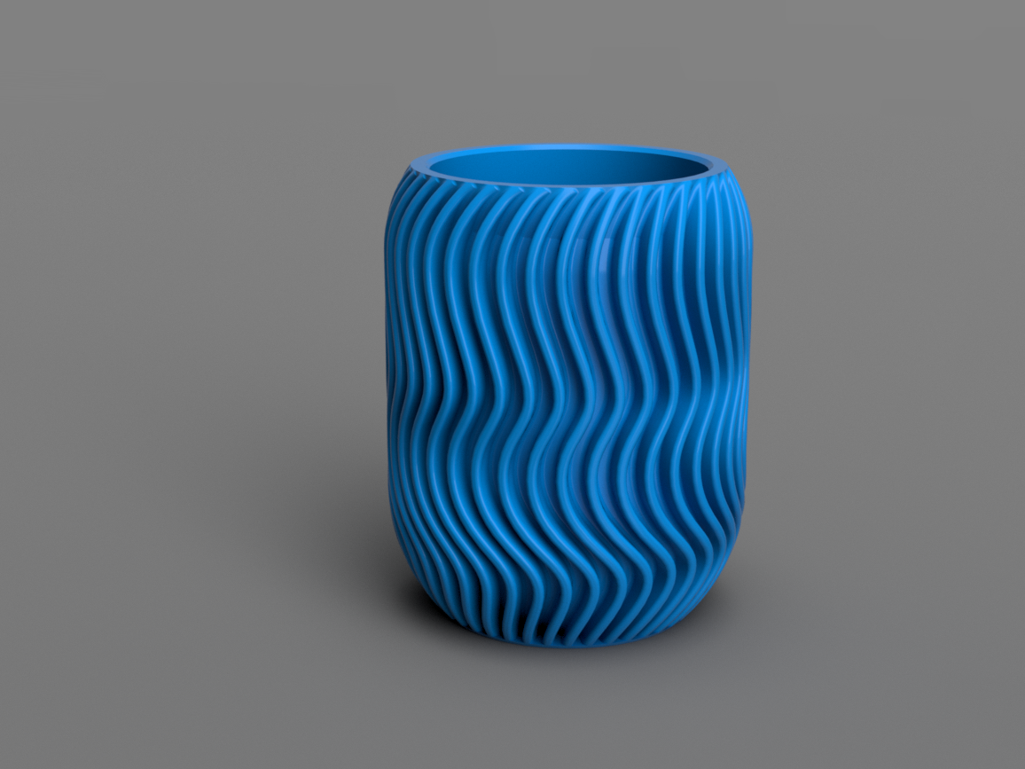 Wavy 3D Print Cup