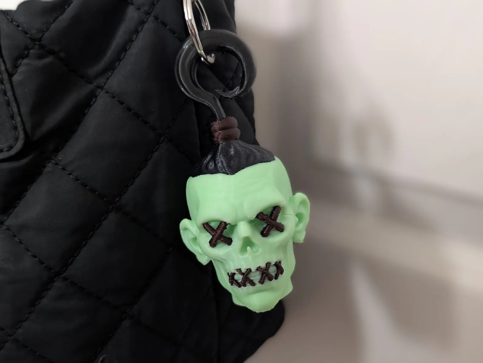 3D Printed Shrunken Head Keychain